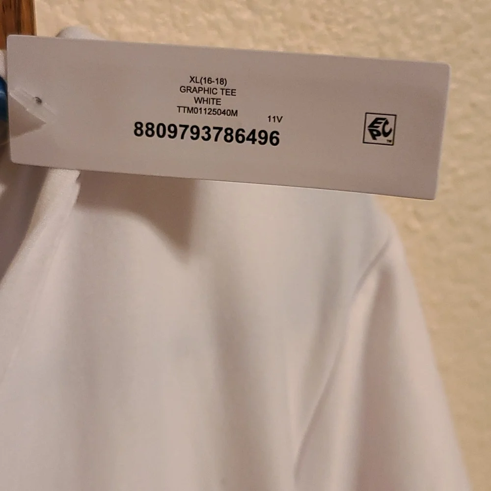 NWT M (8-10) Time & Tru Maternity SS Tee - Picture 6 of 11